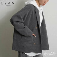 ご予約商品 ポイントアップ 【CYAN tokyo】シアン トーキョー　マイクロフリースWジャケット 604513 2026…