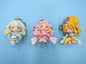 【中古】HUGっと！プリキュア マスコット ［アソート3種セット (1.キュアエール/2.キュアアンジュ/3.キュアエトワール)］　箱なし