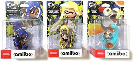 【中古】アミーボ スプラトゥーン 【3個セット】 （オクトリング/インクリング/コジャケ） ※個別の組み合わせです。トリプルセットではありません。