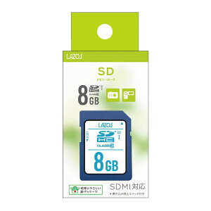 Lazos SD [J[h 8GB CLASS10 UHS-I SDMI L-B8SDH10-U1