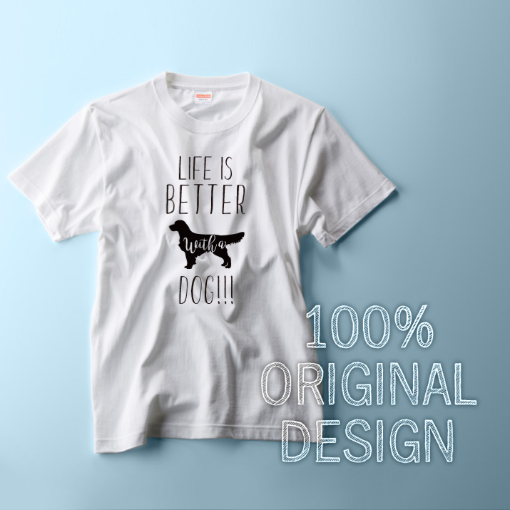 ワンちゃんの犬種が選べる お名入れも可能なオリジナルデザイン XL XXL オンラインショップ XXXLもあり 価格 親子でお揃いデザイン ギフトにも最適 オリジナルDOG IS Tシャツ Design a with DOG BETTER LIFE