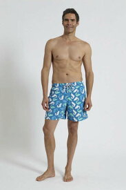 Tom & Teddy Salmon Blue & Green サーモン・ブルー＆グリーン トム & テディー メンズ サイズ オーストラリアンスイムウェア 水着 男性用 サーフパンツ ハーフパンツ 海水浴 プール 海パン 生活用品