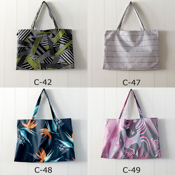 楽天市場 バッグ レッスンバッグ 女の子 男の子 横 ショルダー トート キッズ 防水 バッグ ポケット付き プールバッグ エコバッグ ビニールバッグ バッグインバッグ カスタマイズバッグ Ns 6004 競泳水着通販safs Sportsサフス