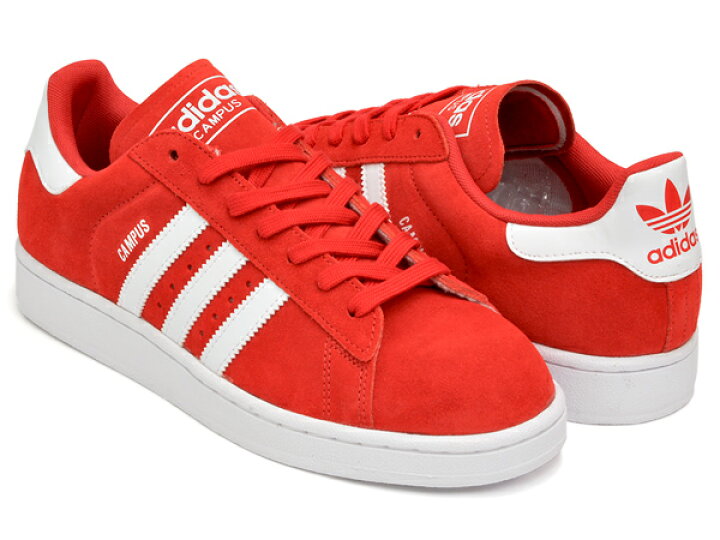 楽天市場】adidas CAMPUS 2【アディダス キャンパス II】RED / FTWWHT 