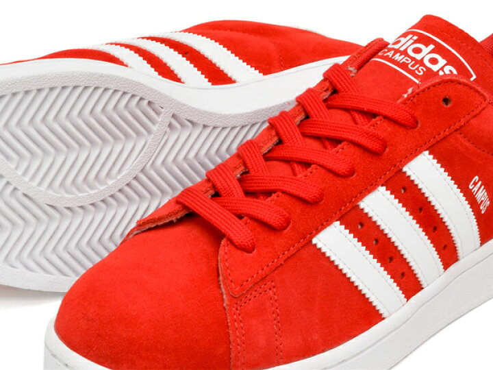 楽天市場】adidas CAMPUS 2【アディダス キャンパス II】RED / FTWWHT 