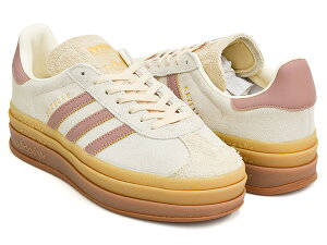 adidas GAZELLE BOLD W【アディダス ガッツレー ボールド ウィメンズ ガゼル】【テラス ファッション インドア トレーニング トレーナー カジュアル レディース ベージュ】CREWHT / WARCLA / SANSTR
