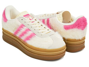 adidas GAZELLE BOLD W�y�A�f�B�_�X �K�b�c���[ �{�[���h �E�B�����Y �K�[���z�y�e���X �t�@�b�V���� �C���h�A �g���[�j���O �g���[�i�[ �J�W���A�� ���f�B�[�X �z���C�g �s���N�zCREWHT / SHOPNK / GOLD