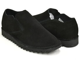 AIRWALK CLASSICS RIPPLE SLIP-ON【エアウォーク クラシックス リップルスリッポン】【シャークソール リップルブーツ デザートブーツ シューズ】BLACK / BLACK