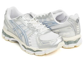 ASICS SportStyle GEL-KAYANO 12.1【アシックス スポーツスタイル ゲル カヤノトゥエルブポイントワン】【榧野 ロニー・ファイグ Ronnie Fieg KITH】【ランニング スニーカー シューズ メンズ ウィメンズ ホワイト シルバー】WHITE / DOLPHIN GREY