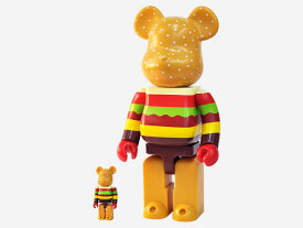 MEDICOM TOY x GETTRY BE@RBRICK(100%&400%)【メディコムトイ ベアブリック】【ベアブリック ハンバーガー】HAMBURGER SET