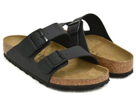 BIRKENSTOCK ARIZONA【ビルケンシュトック アリゾナ】【サンダル ストラップ スライド ビルケン レギュラー ナロー 普通幅 細幅 ビルコフロー ブラック 黒】BLACK / BIRKO-FLOR
