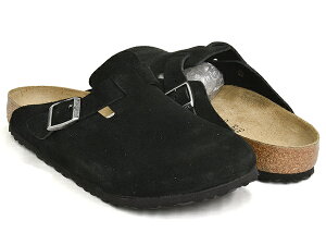 BIRKENSTOCK BOSTONyrPVgbN {XgzyT_ NbO rP M[ i[ ʕ ו XG[hU[ XEF[h ubN zBLACK / SUEDE LEATHER