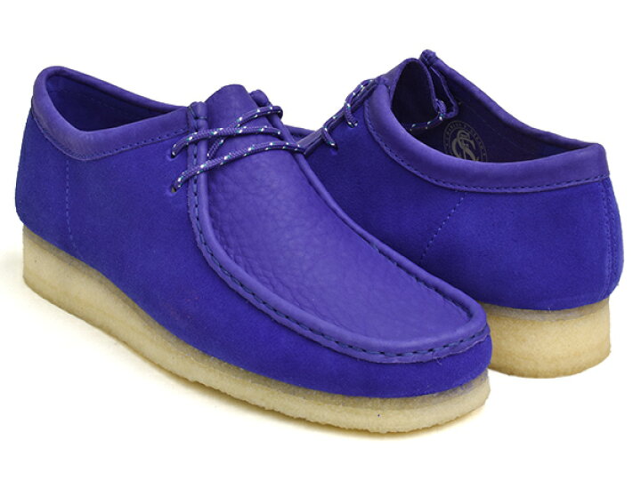 楽天市場】Clarks WALLABEE【クラークス ワラビー】【パープル 紫 