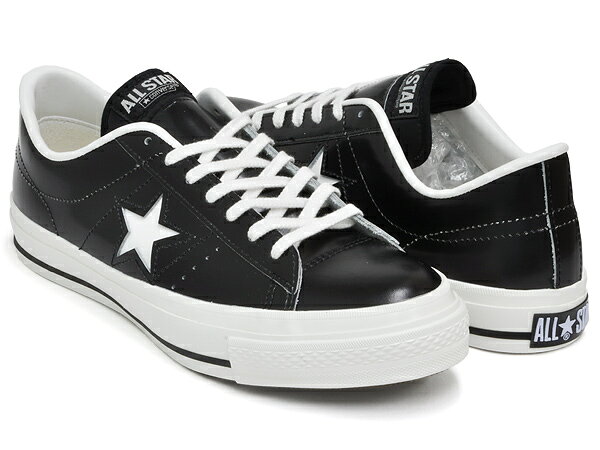 CONVERSE ONE STAR J 【コンバース ワンスター メイド イン ジャパン 日本製】 BLACK / WHITE [spcn]