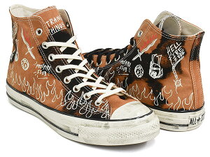 CONVERSE ALL STAR AGED 87 HC HI / STRANGER THINGS 5�y�R���o�[�X �I�[���X�^�[ �G�C�W�h �n�C�z�y�X�g�����W���[�E�V���O�X ���m�̐��E �V�[�Y��5 �w���t�@�C�A�E�N���u HELLFIRE CLUB �u���[�`�h�u���b�N�z