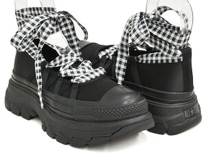 CONVERSE ALL STAR TREKWAVE BL OX�y�R���o�[�X �I�[���X�^�[ �n�C�z�y�g���b�N�E�G�[�u �g���b�N �E�F�[�u ���� �o���G�V���[�Y �o���G�R�A BALLET �u���b�N �`�F�b�N�zBLACK / BLACK (1SF081)