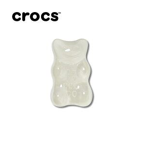 crocs JIBBITZ CHARMS HARIBO GOLDEN BEAR WHITE�y�N���b�N�X �W�r�b�c �`���[���z�y�n���{�[ �S�[���f���x�A �z���C�g �A�N�Z�T���[ �J�X�^�� �O�~�z