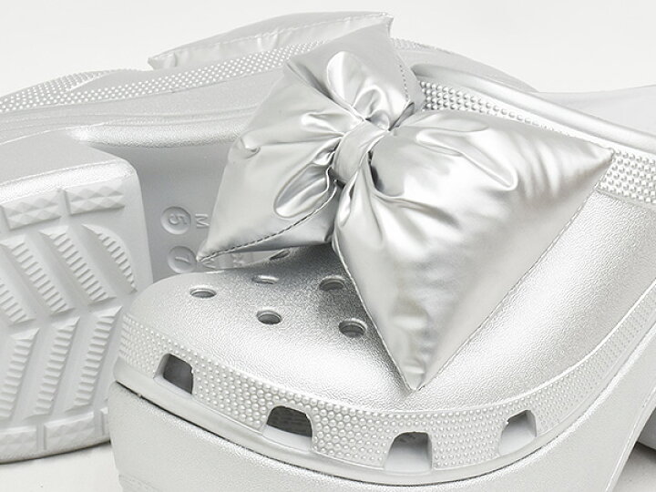 楽天市場】crocs SIREN METALLIC BOW CLOG【クロックス サイレン 
