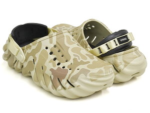 crocs ECHO DUCK CAMO CLOG�y�N���b�N�X �G�R�[ �N���b�O�z�y�_�b�N �J�� ���ʁz�y���� �T���_�� �����Y �E�B�����Y ���f�B�[�X ���j�Z�b�N�X �j�� ���� ����zBONE / BLACK