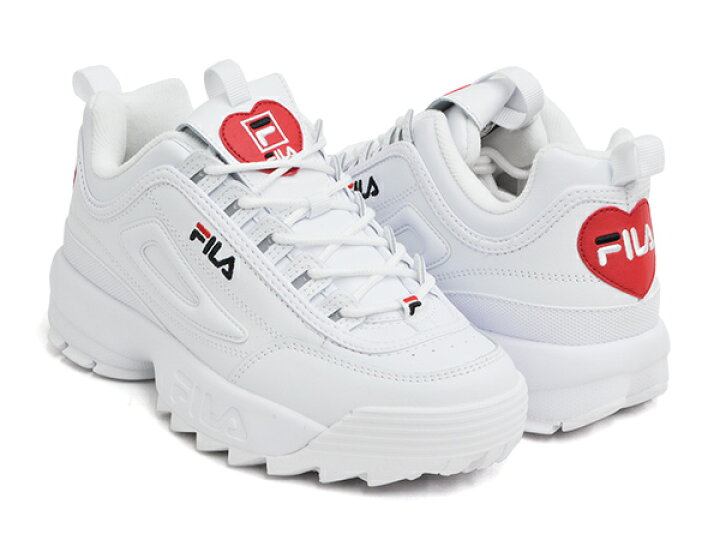 楽天市場 Fila Disruptor Ii Heart Wmns フィラ ディスラプター 2 ハート ウィメンズ バレンタイン チャンキー ダッド シューズ レディース ガールズ ジュニア 女性 サイズ White Black Fila Red 5bm 113 ｇｅｔｔｒｙ