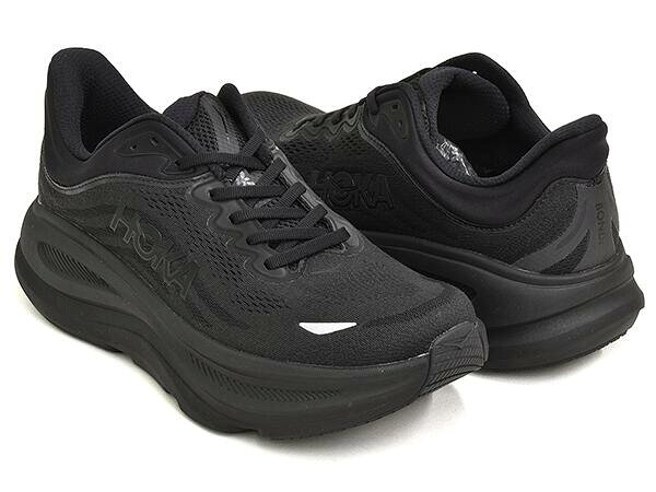 【9/11 23:59まで★楽天スーパーSALE】 HOKA BONDI 9 WIDE 【ホカ ボンダイ 9 ワイド 幅広 メンズ】 【ランニング シューズ クッション ロード スポーツ カジュアル メンズ 男性 オネオネ ブラック】 BLACK / BLACK (WIDTH:2E)