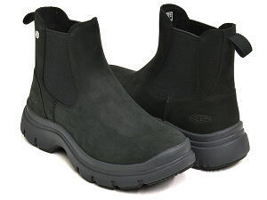 KEEN WOMEN KOSA CHELSEA【キーン ウィメンズ コーサ チェルシー】【サイドゴア ブーツ シューズ アウトドア ハイキング スポーツ フェス キャンプ レディース ブラック】BLACK / BLACK
