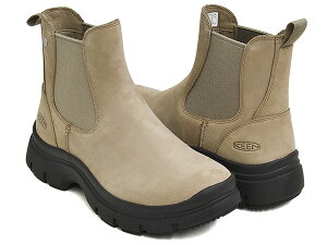 KEEN WOMEN KOSA CHELSEA【キーン ウィメンズ コーサ チェルシー】【サイドゴア ブーツ シューズ アウトドア ハイキング スポーツ フェス キャンプ レディース ブラウン ブラック】BRINDLE / BLACK