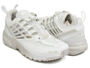 MM6 Maison Margiela x SALOMON ACS PRO�y�G���G��6 ���]�� �}���W�F�� �T������ �G�[�V�[�G�X �v���z�y�g���C�� �����j���O �V���[�Y �X�j�[�J�[ �����Y �E�B�����Y ���f�B�[�X �z���C�g�zWHITE / WHITE / L