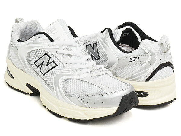 【9/11 23:59まで★楽天スーパーSALE】 NEW BALANCE MR530 TA 【ニューバランス 530】 【ランニング シューズ スニーカー Dワイズ】 【メンズ ウィメンズ レディース ユニセックス ホワイト シルバー】 WHITE / SILVER METALLIC / BLACK (WIDTH:D) [sptm]