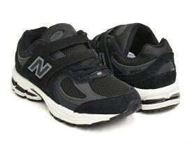 NEW BALANCE PV2002 BK【ニューバランス 2002 2002R】【キッズ ジュニア シューズ スニーカー 子供 靴 ベルクロ レトロ ランニング ブラック 黒】BLACK / PHANTOM (WIDTH:W)