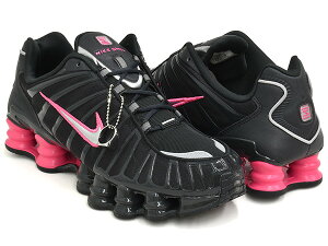 NIKE W SHOX TL�y�i�C�L �E�B�����Y �V���b�N�X �e�B�[�G���z�y�����j���O �X�j�[�J�[ �V���[�Y ���f�B�[�X WMNS �u���b�N �s���N�zOFF NOIR / METALLIC SILVER
