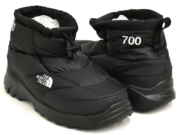 【9/11 23:59まで★楽天スーパーSALE】 THE NORTH FACE NUPTSE TRACTION CHUKKAS 【ザ・ノース・フェイス ヌプシ トラクション チャッカ】 【ノースフェイス ブーツ ブーティ 700FILL ダウン シューズ アウトドア USA 海外規格】 TNF BLACK / TNF BLACK