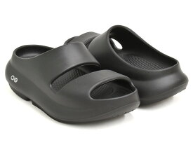 OOFOS OOYEA【ウーフォス ウーヤー】【厚底 リカバリー サンダル スライド シャワー アフタースポーツ メンズ ウィメンズ レディース ユニセックス ブラック】BLACK