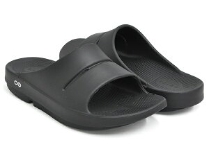 OOFOS OOAHH�y�E�[�t�H�X �E�[�A�[�z�y���J�o���[ �T���_�� �X���C�h �V�����[ �A�t�^�[�X�|�[�c �u���b�N ���zBLACK