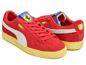 PUMA SCUDERIA FERRARI X JOSHUA VIDES SUEDE【プーマ スウェード クラシック スエード XXI 2021】【スクーデリア・フェラーリ ジョシュア・ヴィーダス ジュアル バスケット シューズ スニーカー】PUMA WHITE - PUMA BLACK