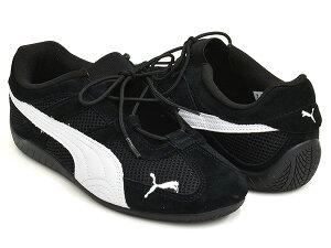 PUMA SPEEDCAT GO WNS�y�v�[�} �X�s�[�h�L���b�g �S�[ �E�B�����Y�z�y���[�V���O �h���C�r���O �V���[�Y ���[�v���t�@�C�� �t���b�g ���[�X�R�A �o���G�R�A ���f�B�[�X �u���b�N�zPUMA BLACK - PUMA WHI