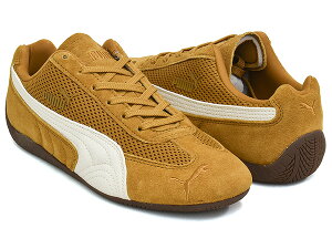 PUMA SPEEDCAT MESH�y�v�[�} �X�s�[�h�L���b�g ���b�V���z�y���[�V���O �h���C�r���O �V���[�Y ���[�v���t�@�C�� ���[�X�R�A �����Y �E�B�����Y ���f�B�[�X �u���E�� �C�G���[�zAUTHENTIC GOLD - GUM
