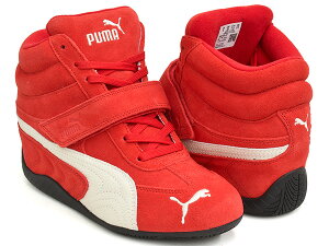 PUMA SPEEDCAT WEDGE OG WNS�y�v�[�} �X�s�[�h�L���b�g �E�F�b�W �I�[�W�[ �E�B�����Y�z�y�C���q�[�� �X�j�[�J�[ �V���[�Y �X�^�C���A�b�v ���[�X�R�A ���f�B�[�X ���b�h �z���C�g�zFOR ALL TIME RED - PU
