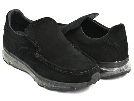 Tomo & Co AIR TURBO【トモ アンド シーオー エア ターボ】【スリッポン エアソール スウェード スエード】BLACK SUEDE / AIR SOLE