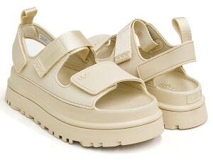 UGG W GOLDENGLOW�y�A�O �S�[���f���O���E�z�y���� �T���_�� �X�g���b�v �X�^�C���A�b�v�z�y�E�B�����Y ���f�B�[�X ���� WOMEN �x�[�W�� �I�t�z���C�g�zSEA SALT
