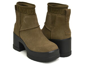 UGG W MOXY CHELSEA【アグ モクシー チェルシー】【ブーツ 厚底 サイドゴア カジュアル シューズ スタイルアップ ブルックリン BROOKLYN】【ウィメンズ レディース 女性 ダークトフィー ブラウン】D