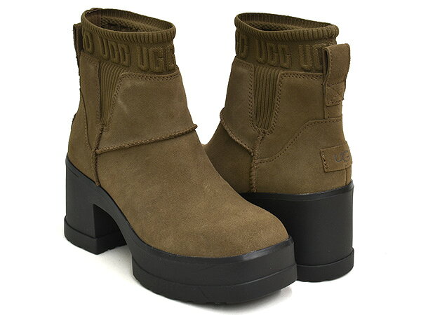 【9/11 23:59まで★楽天スーパーSALE】 UGG W MOXY CHELSEA 【アグ モクシー チェルシー】 【ブーツ 厚底 サイドゴア カジュアル シューズ スタイルアップ ブルックリン BROOKLYN】 【ウィメンズ レディース 女性 ダークトフィー ブラウン】 DARK TOFFEE