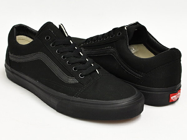 【9/11 23:59まで★楽天スーパーSALE】 VANS OLD SKOOL 【バンズ オールドスクール】 BLACK / BLACK (CANVAS)