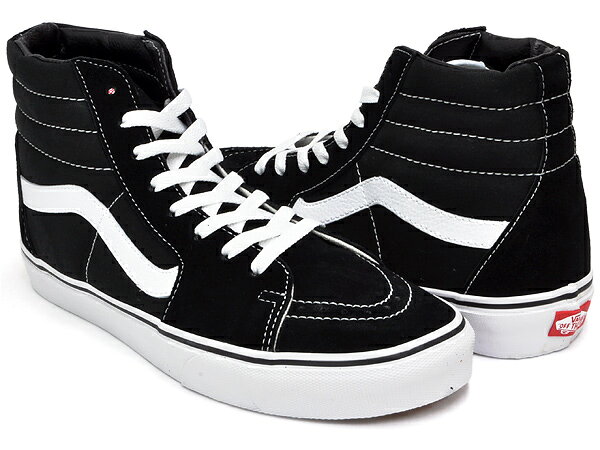 【9/11 23:59まで★楽天スーパーSALE】 VANS SK8-HI 【バンズ スケート ハイ】 BLACK / BLACK / WHITE