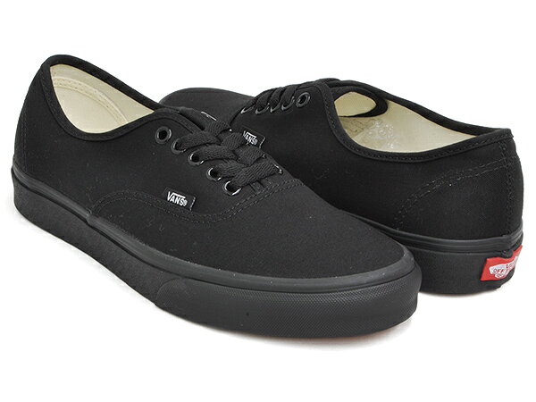 【9/11 23:59まで★楽天スーパーSALE】 VANS AUTHENTIC 【バンズ オーセンティック USA US 企画】 BLACK / BLACK [sptm]