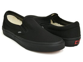 【6/11 1:59まで★楽天スーパーSALE限定価格】VANS CLASSIC SLIP-ON【バンズ クラシック スリッポン】BLACK / BLACK