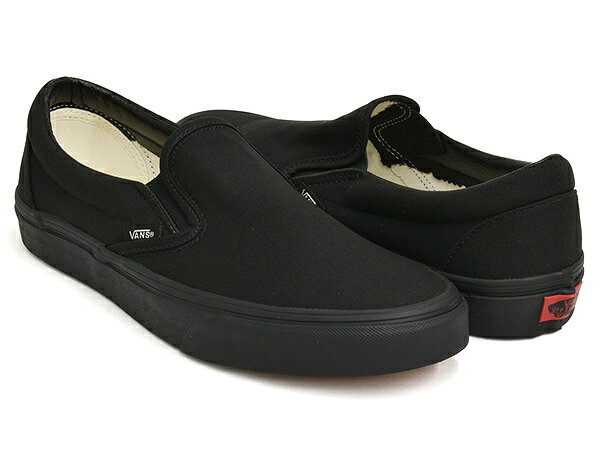 【9/11 23:59まで★楽天スーパーSALE】 VANS CLASSIC SLIP-ON 【バンズ クラシック スリッポン】 BLACK / BLACK