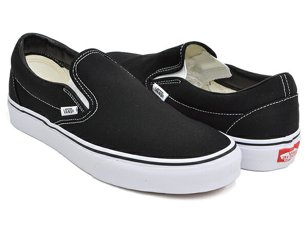 【9/11 23:59まで★楽天スーパーSALE】 VANS CLASSIC SLIP-ON 【バンズ クラシック スリッポン USA US 企画】 BLACK