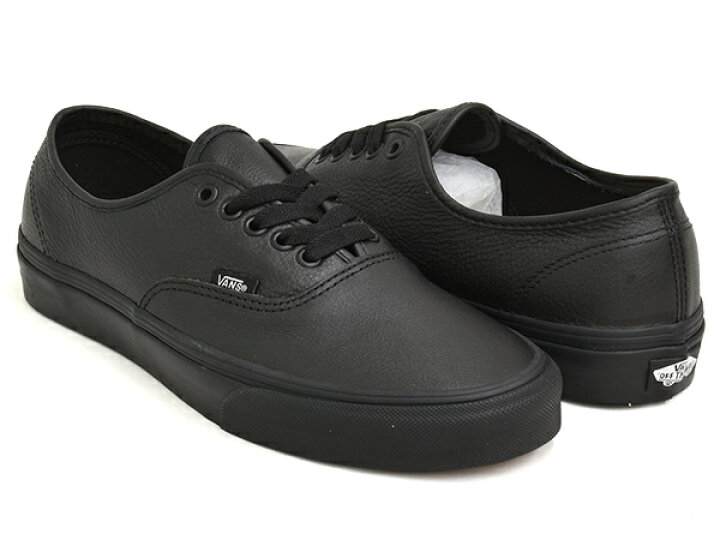 バンズ VANS AUTHENTIC オーセンティック LEATHER 27cm VANS AUTHENTIC オーセンティック レザー 黒 27cm  希少】VANS オーセンティック 黒 VANS オーセンティック　レザーAUTHENTIC LEATHER BLACK