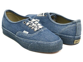 【9/11 23:59まで★楽天スーパーSALE】VANS PREMIUM LX AUTHENTIC 44【バンズ プレミアム エルエックス オーセンティック ラックス】【ボルト VAULT オーティーダブリュー OTW デニム インディゴ ブルー】DENIM INDIGO
